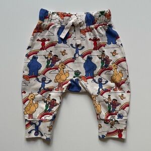 Hanna Andersson x Sesame Street Baby Unisex Printed Pant - Size 3-6M